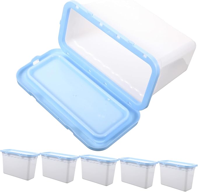 TIDTALEO 6pcs Laundry Pod Box Clothes Washing Storage Canister Laundry Scent by TIDTALEO