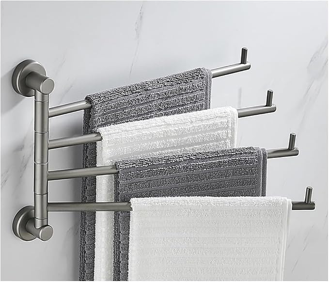 Modern Swivel Towel Rack Bar Rails by Unknown