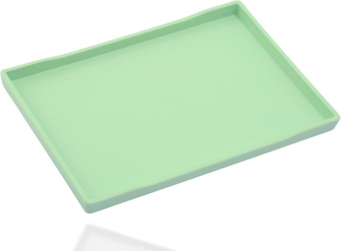 Green Serving Tray, Laegr Tray for Serving Accessory, Perfume and Display Use. by VCREATC-VCREATEFORCUSTOMER
