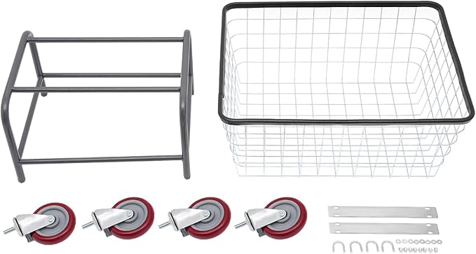 Heavy Duty Steel Wire Laundry Cart - Image 7