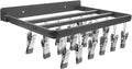 Multi-Clip Clothes Hanger with 26 Clips, Punch-Free Foldable Laundry Drying Rack by Unknown