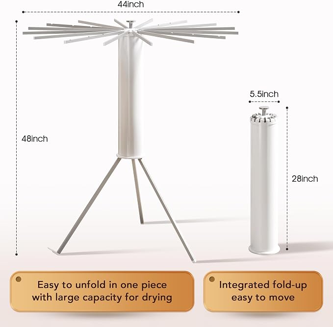 Tripod Clothes Drying Rack, Space Saving Laundry Drying Rack, Drying Rack - Image 3