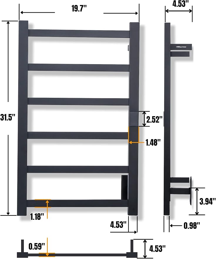 Electric Towel Warmer | Super Thin | - Image 3