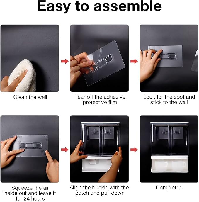 Laundry Detergent Dispenser, Wall Mounted Laundry Scent Boosters Beads Dispenser - Image 7