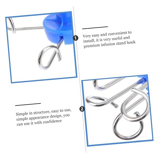 Stainless Steel Infusion Stand Hook Lightweight Infusion Rack Accessory - Image 3