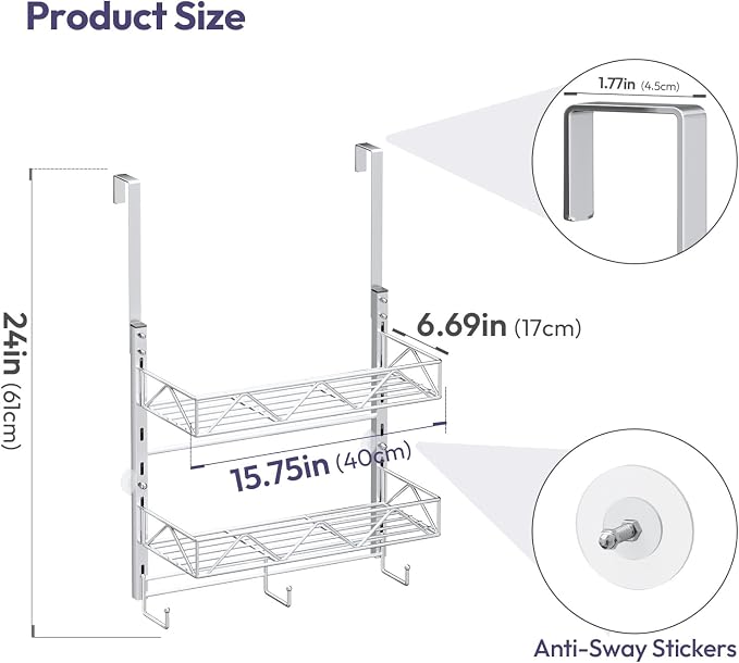 SWTYMIKI Over Door Hat Organizer - Image 8