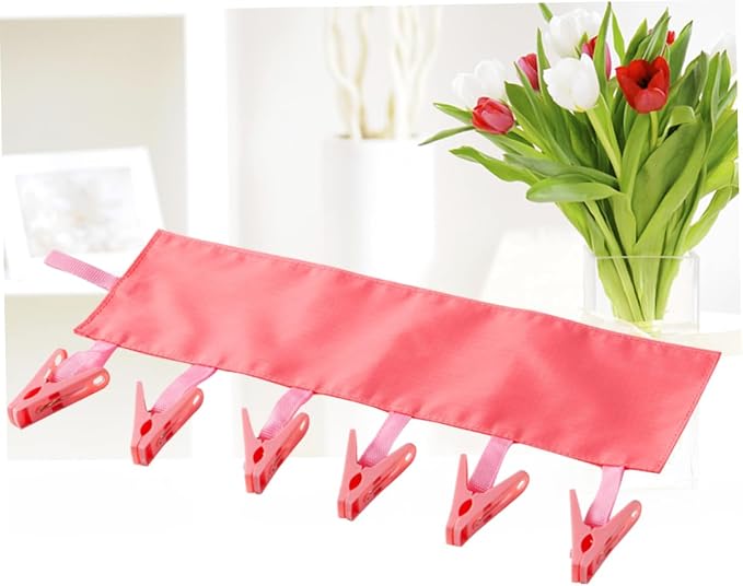 2pcs Folding Cloth Hanger Rack Portable Drying Rack 6 Clips Travel Laundry - Image 7