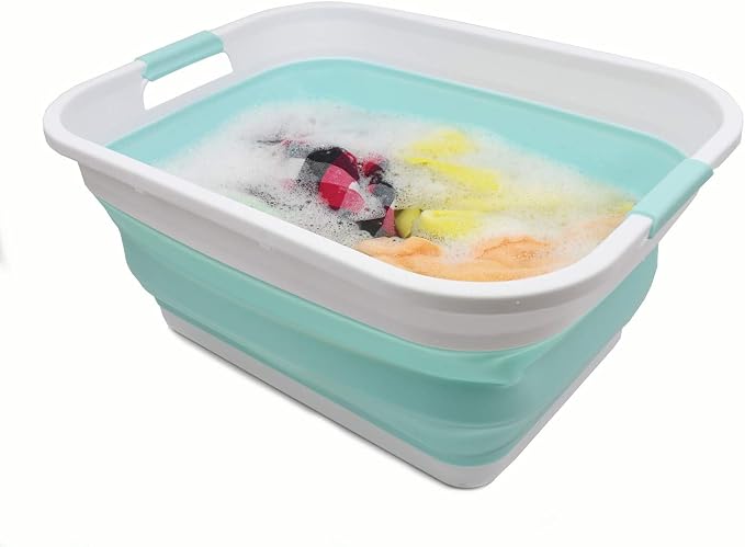 SAMMART 41LCollapsible Plastic Laundry Basket-Foldable Pop Up Storage - Image 6