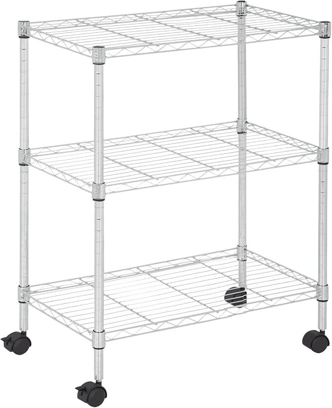 3-Tier Metal Wire Shelving Unit by Meet+perfect