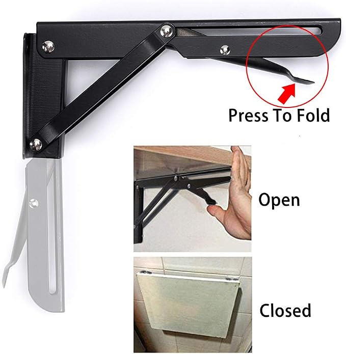 Sumnacon Sturdy Folding Shelf Brackets - Image 4