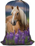 Swono Large Dirty Clothes Laundry Bag Palomino Horse by Swono