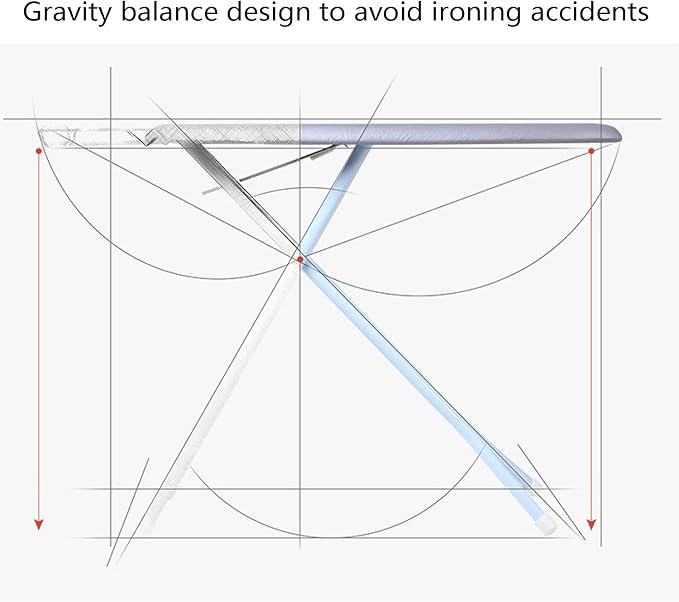 Ironing Board, Heat Resistant Cover Iron Board - Image 3
