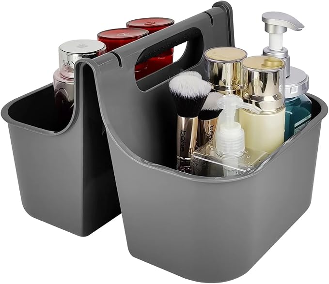 J&V TEXTILES Portable Shower Caddy, Bathroom Organizer Basket, Perfect Size - Image 3