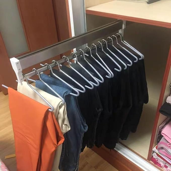 Heavy Duty Extendable Pull Out Closet Rod by Unknown