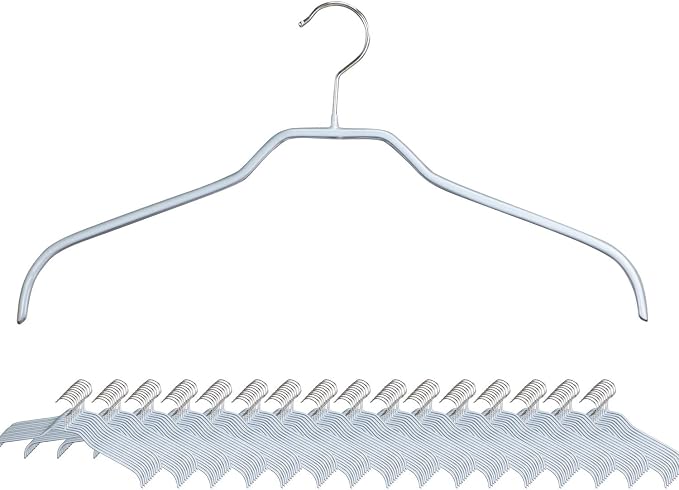 Mawa by Reston Lloyd Non Slip Space Saving Wide Width Clothing Hanger, Style by Mawa