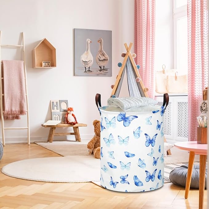 Kids Laundry Hamper, Laundry Basket, Baby Nursery Hamper, Waterproof Storage Bin - Image 3