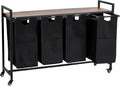 4 × 11.5 Gal/174L Laundry Sorter by HOME