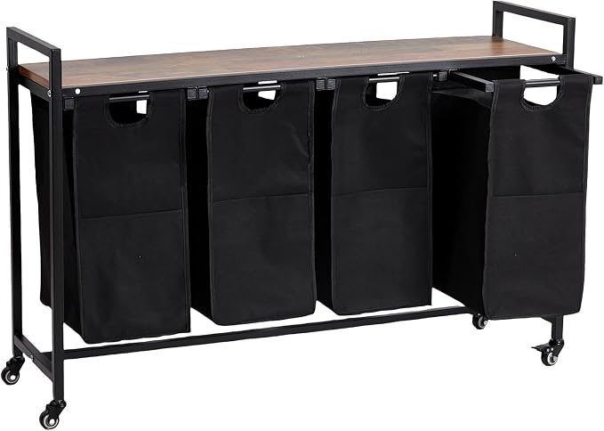 4 × 11.5 Gal/174L Laundry Sorter by HOME
