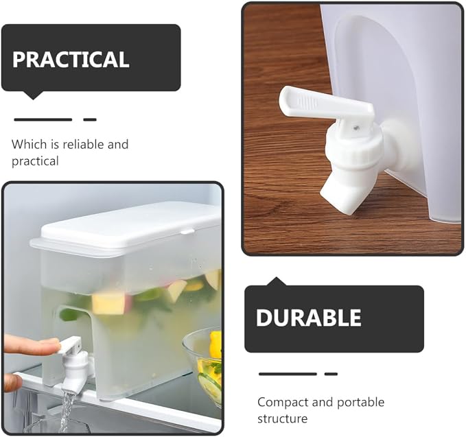 Capacity Laundry Detergent Dispenser White Leak Pump Bottle - Image 2