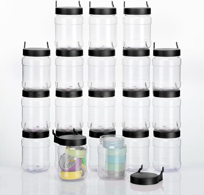 Unittype 20 Set Pegboard Organizer Accessories Peg Boards Jars - Image 4