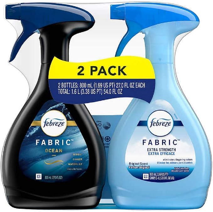 Febreze Fabric Refresher, Odor Eliminator Extra Strength + Fabric Ocean Scent by Febreze