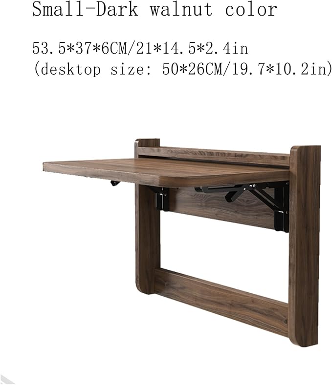 Fold Down Laundry Table, Home bar Foldable Floating nightstands，Floating - Image 3