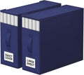 2 Pack Bed Sheet Closet Organizers and Storage, Sturdy Foldable Storage by StorageTastic