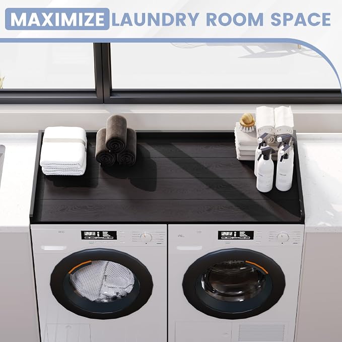 Sundale HDPE Washer Dryer Countertop, No-Installation Laundry Topper - Image 4