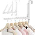 Over The Door Hanger Folding Clothes Drying Rack, Double Fold Hanging Door by BAKON