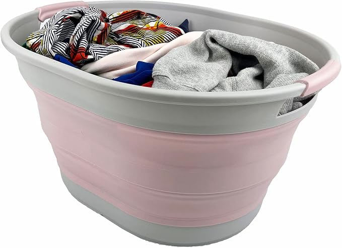 SAMMART 23L Collapsible Plastic Laundry Basket - Image 5
