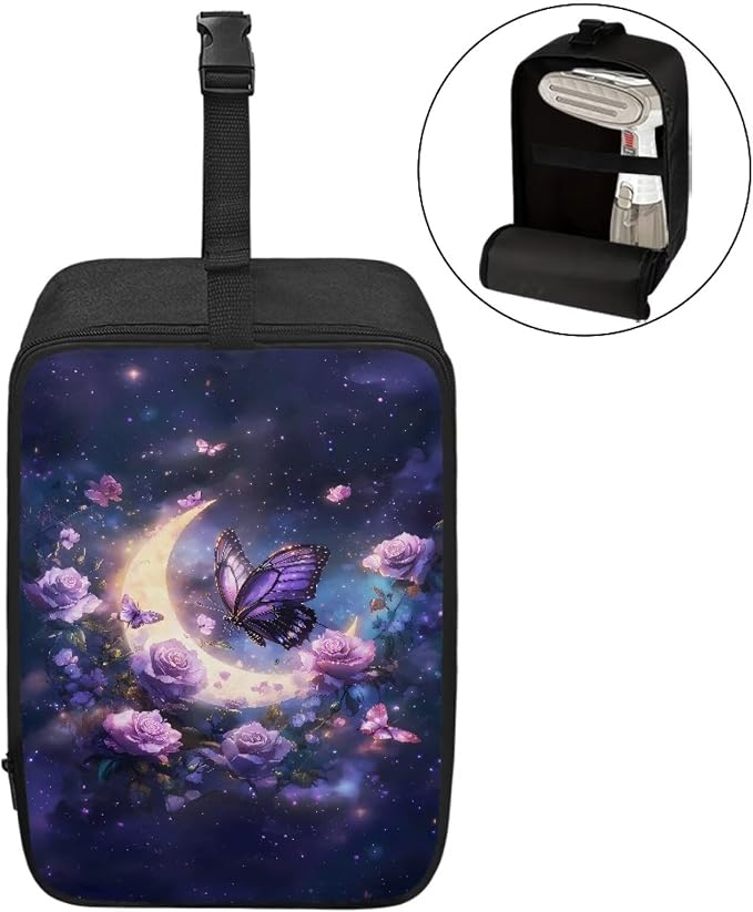 Moon Butterfly Flower Travel Iron Bag Case Foldable Portable Iron Cover - Image 2