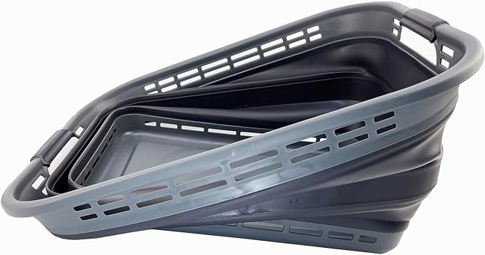 SAMMART 42L Collapsible Plastic Laundry Basket - Image 9