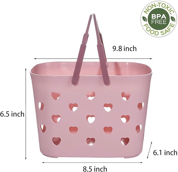 Anyoifax Portable Shower Caddy Tote Plastic Storage Basket - Image 6