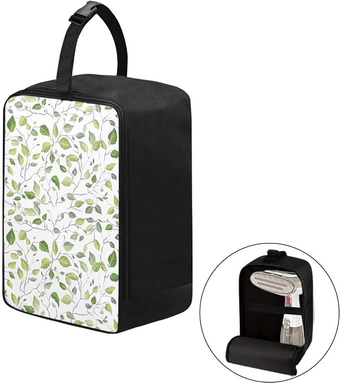 Green Leaves Portable Steamer Storage Bag - Image 2