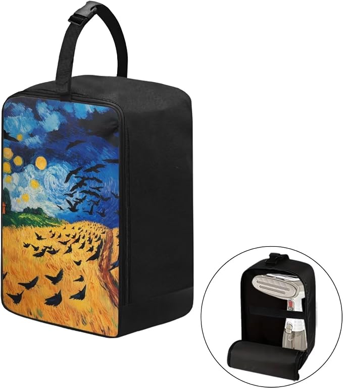 Wheatfield with Crows Travel Iron Storage Bag - Image 2