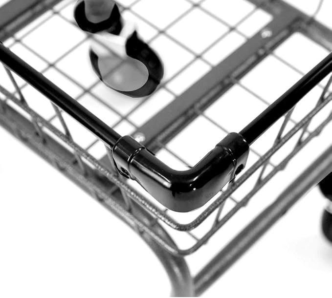 Laundry Cart Grey Powder Coated - Image 2