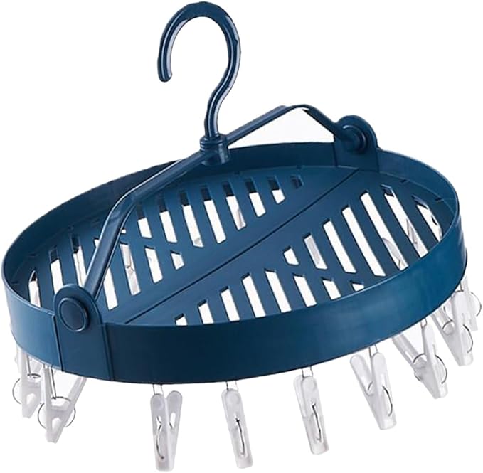 GLEAVI Multifunctional Round Foldable Clothespin Drying Rack by GLEAVI