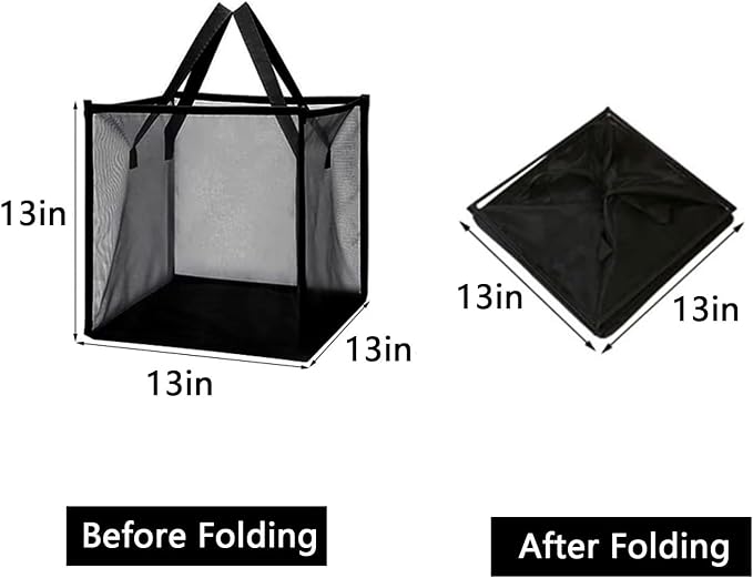 4 Pack Popup Laundry Hamper, Small Collapsible Mesh Laundry Baskets Dirty - Image 2