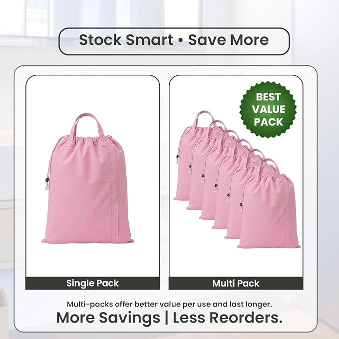 LFH Home Large Premium 1pack Cotton Canvas Laundry Bag - Image 8