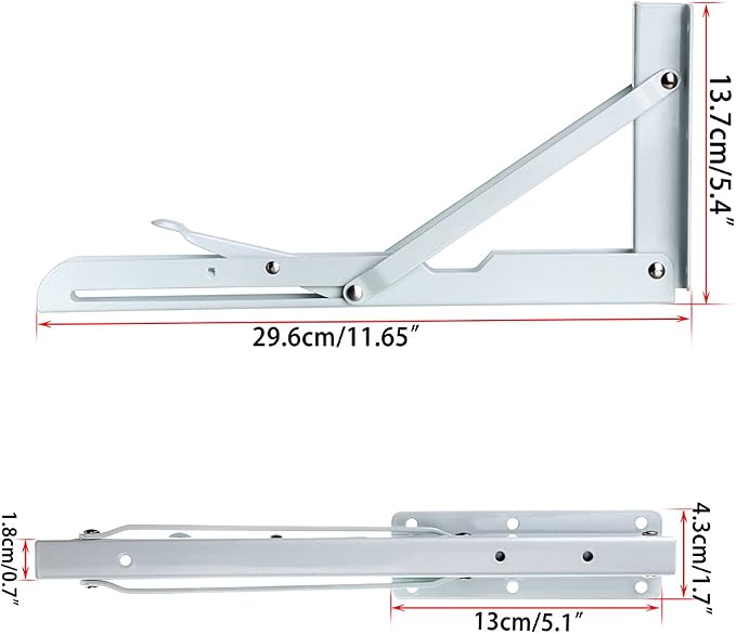 Sumnacon Sturdy Folding Shelf Brackets - Image 2
