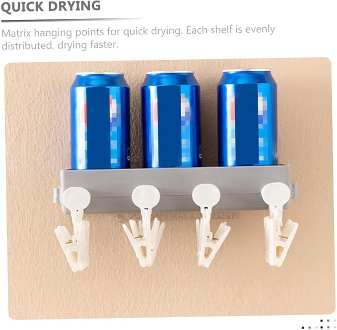 PRETYZOOM Dryer Racks for Laundry Drying Wall-Mounted Hanger Stretchable Sock - Image 9