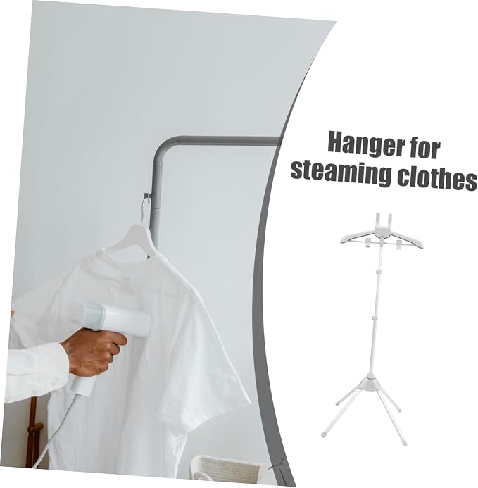 Happyyami Foldable Garment Steamer Hanger Adjustable Height Portable Clothes - Image 6