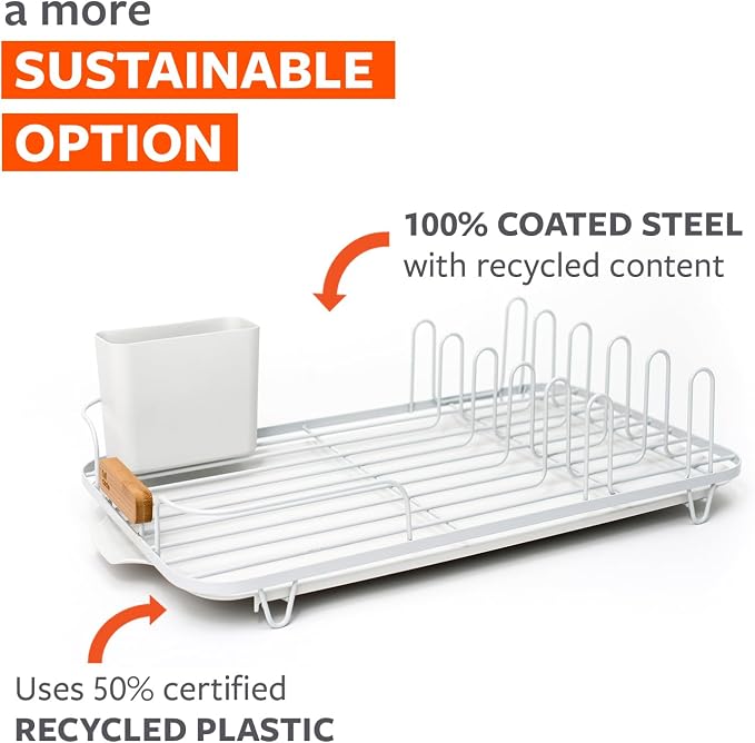 Full Circle Dish Jockey Extra Large Dish Drying Rack – Space Saving Drying Rack - Image 6