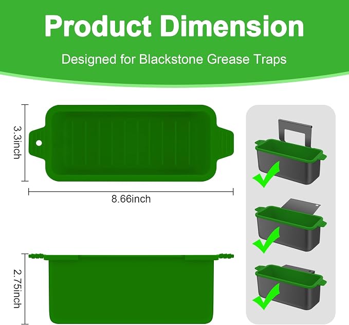 2 PCS Silicone Grease Cup Liners - Image 2