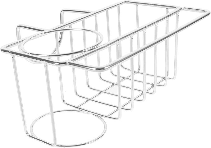 Laundry Rack Kitchen Sponge Organizer Non-Slip Wall-Mounted Storage Rack Drain by ETHZZLE