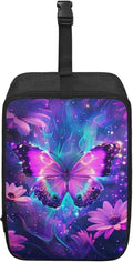 Steamer Carrying Case Purple Butterfly Lightweight Zippered Organizer by YUVAMAGIMO