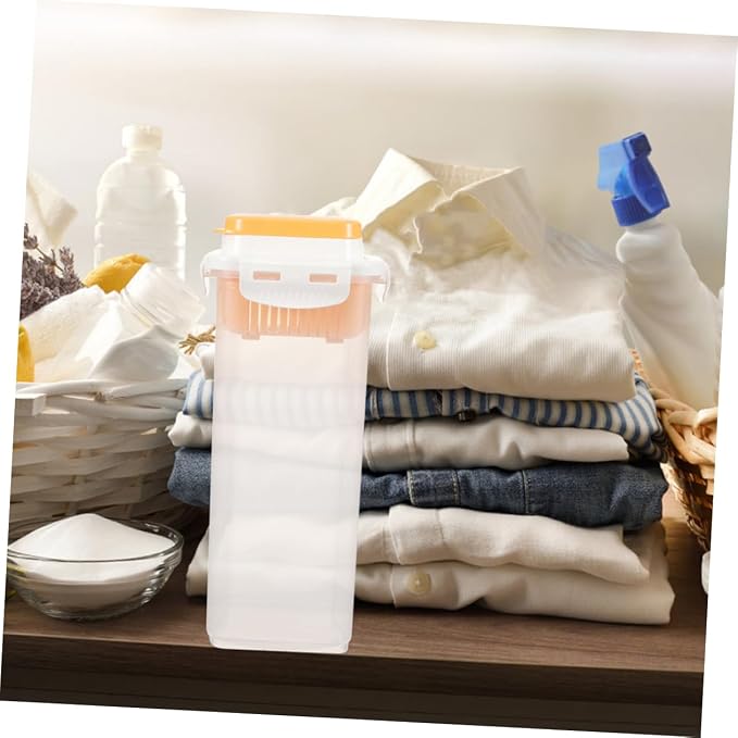 2pcs Sealed Laundry Powder Storage Box Lid Detergent Organizer - Image 6