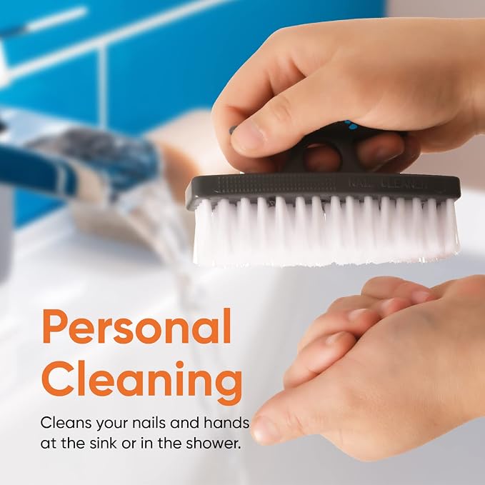 Superio Nail Brush for Cleaning Fingernails, Toe & Foot - Image 5