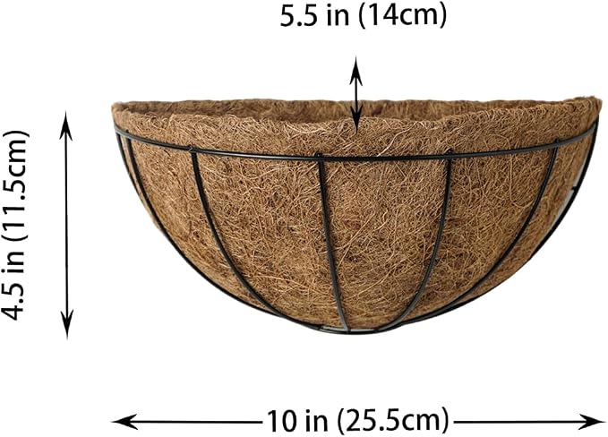 LX7 3-Pack Hanging & Wall-Mounted Plant Baskets - Image 8