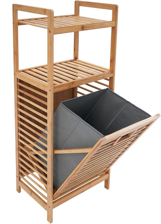 Freestanding Hamper Laundry Hamper Cabinet Hidden Laundry Hampers Flip Cabinet by Oiveinya